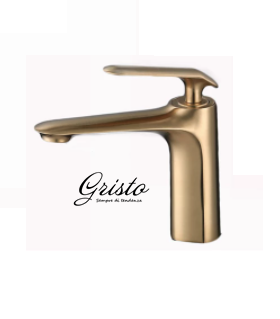Смеситель для раковины Gristo Gold GG-3011 золото матовое - фото 4584
