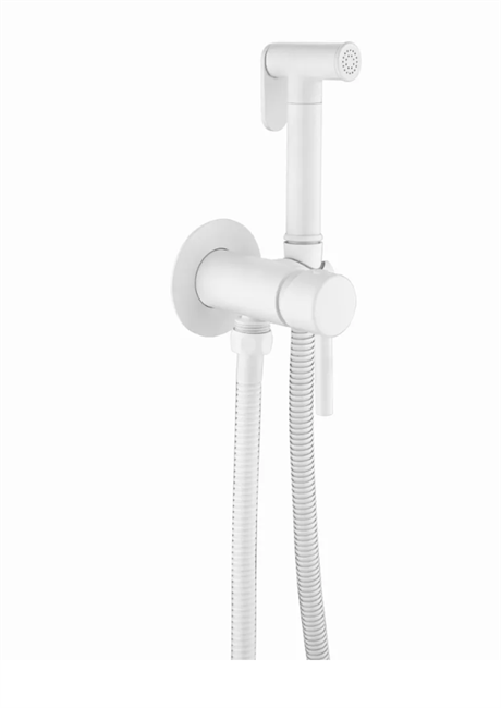 Гигиенический душ встраиваемый Gristo White Matte GW-3041 белый матовый 1862 - фото 5932