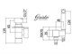 Гигиенический душ встраиваемый Gristo Graphite GR-4041 графит 1860 - фото 5922