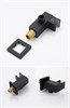 Душевая система скрытого монтажа с прогрессивным смесителем Gristo Black Progressive LED GBP-4068-4 черный матовый 1864 - фото 5950