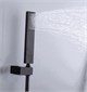 Душевая система скрытого монтажа с прогрессивным смесителем Gristo Black Progressive LED GBP-4068-4 черный матовый 1864 - фото 5953