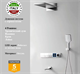 Душевая система скрытого монтажа c термостатом Gristo Chrome Termo LED GСT-5061 хром 1865 - фото 5976