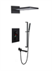 Душевая система скрытого монтажа с термостатом Gristo Black LED GBT-4061LED черный матовый 1868 - фото 6027
