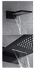 Душевая система скрытого монтажа с термостатом Gristo Black LED GBT-4061LED черный матовый 1868 - фото 6029