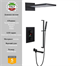 Душевая система скрытого монтажа с термостатом Gristo Black LED GBT-4061LED черный матовый 1868 - фото 6030
