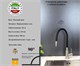 Смеситель для кухни с гибким изливом Gristo Chrome Matte GCM-3106 матовый хром 1903 - фото 6567