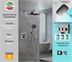 Душевая система скрытого монтажа c термостатом Gristo Graphite Termo GRT-5054 графит 1932 - фото 6732