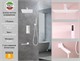 Душевая система скрытого монтажа c термостатом Gristo White Matt Termo GWMT-4062 белый матовый 1938 - фото 6781