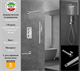 Душевая система скрытого монтажа c термостатом Gristo Chrome Matte Termo GСMT-4062-2 хром матовый 1941 - фото 6799