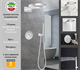 Душевая система скрытого монтажа c термостатом Gristo White Matte Termo GWMT-6053 белый матовый 1966 - фото 7080