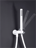 Душевая система скрытого монтажа c термостатом Gristo White Matte Termo GWMT-6053-1 белый матовый 1972 - фото 7136