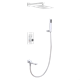 Душевая система скрытого монтажа с прогрессивным смесителем Gristo White Matte Progressive GWMP-5060 белый матовый 1980 - фото 7215